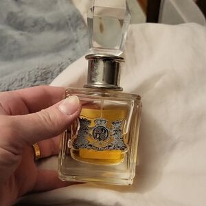 Juicy Couture Perfume Bottle with Silver Cap